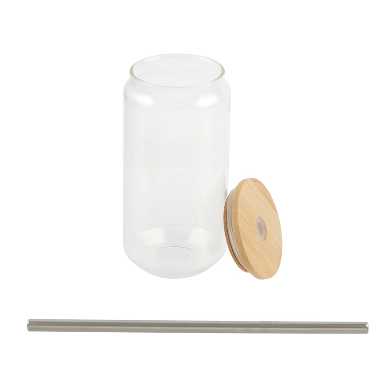 18oz. Clear Glass Sublimation Tumbler by Make Market®