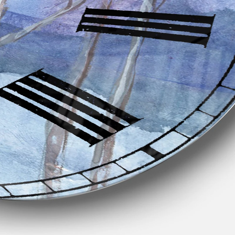 Designart 'Evening Serenade Ii Traditional Wall Clock