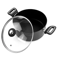 Martha Stewart Everyday 5qt. Gray Dutch Oven with Lid