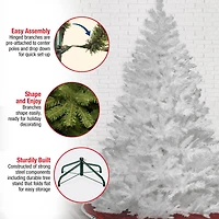 7.5ft. Unlit Winchester White Pine Full Artificial Christmas Tree