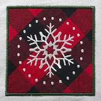 DII® Christmas Fireside Embellished Dishtowels Set