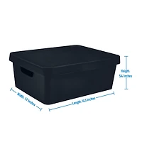 Simplify 14.5" Vinto Storage Box with Lid
