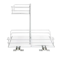 Household Essentials Glidez Double-Sided 2-Tier Organizer