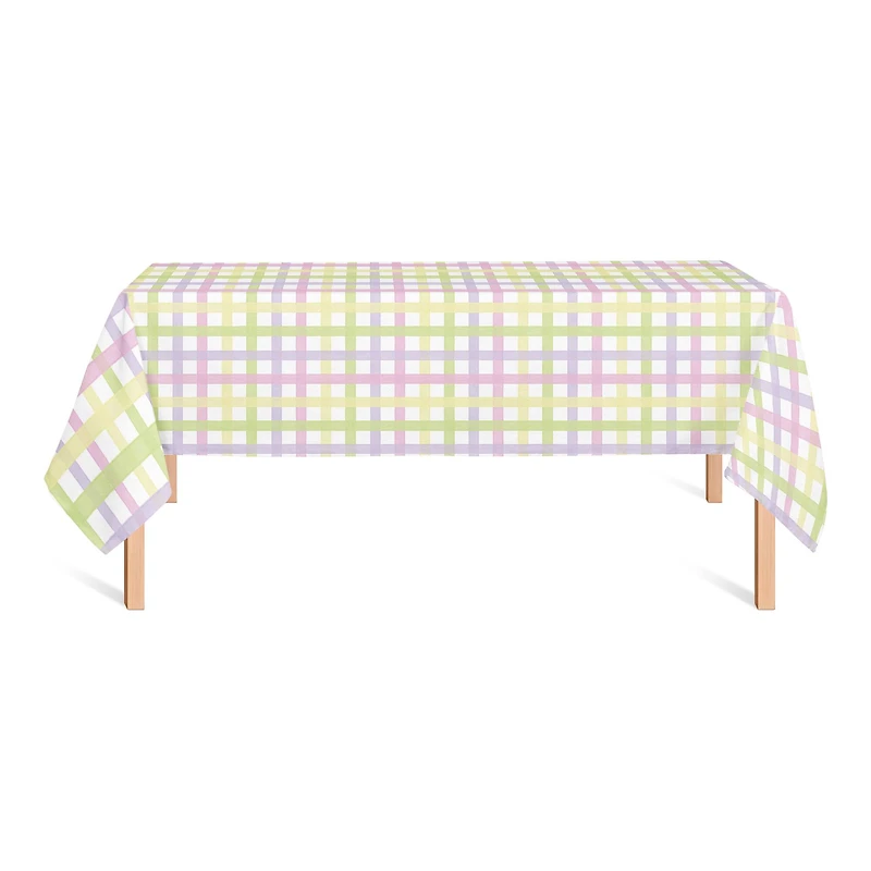 Pastel Plaid 2 58" x 102" Tablecloth