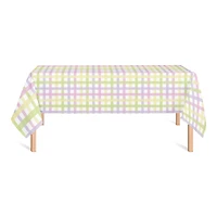 Pastel Plaid 2 58" x 102" Tablecloth