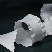 12 Pack: 1.5" x 5yd. Satin Double Ruffle Ribbon by Celebrate It™ 360°™
