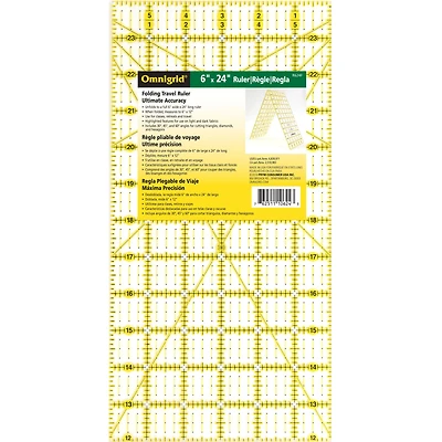 Omnigrid® Folding Rectangle Quilting Ruler, 6" x 24"