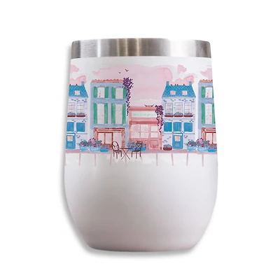 11oz. French Watercolor Shops Stainless Steel Wine Tumbler