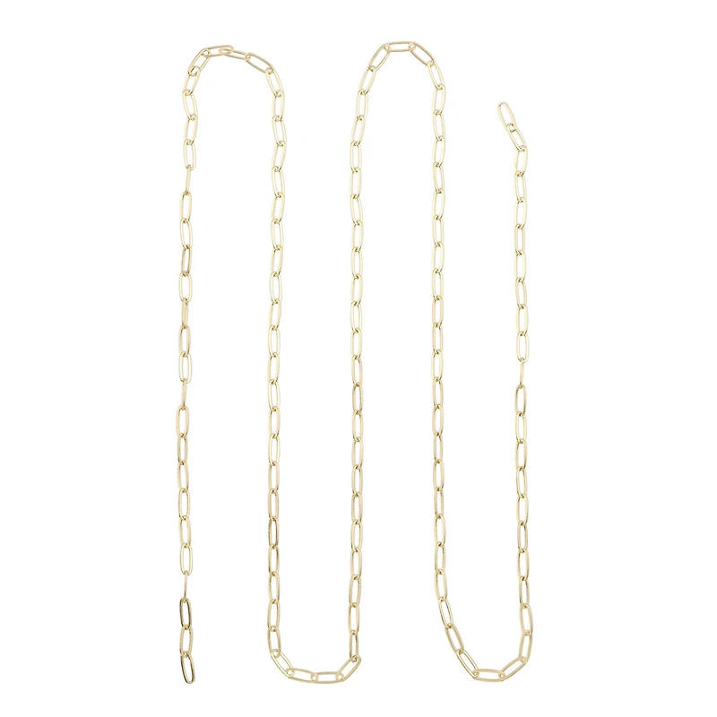 36" Paperclip Necklace Chain by Bead Landing