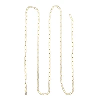 36" Paperclip Necklace Chain by Bead Landing