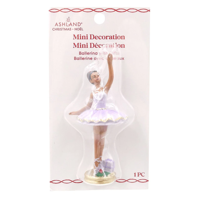 Mini Ballerina with Gifts Decoration by Ashland®