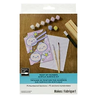 5" x 7" Kawaii Dumpling Paint-by-Number Acrylic Surface Kit by Artist's Loft®