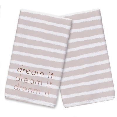 Dream It Stripes 16" x 25" Tea Towel - Set of 2