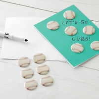 12 Packs: 12 ct. (144 total) Baseball Puffy Repeat Stickers by Recollections™