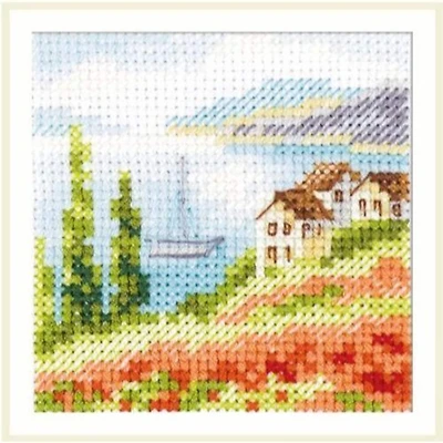 Alisa Poppies At The Sea Cross Stitch Kit