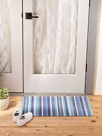 DII® Blue Tonal Stripe Tufted Mat