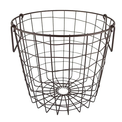 DII® 10" Bronze Round Metal Basket