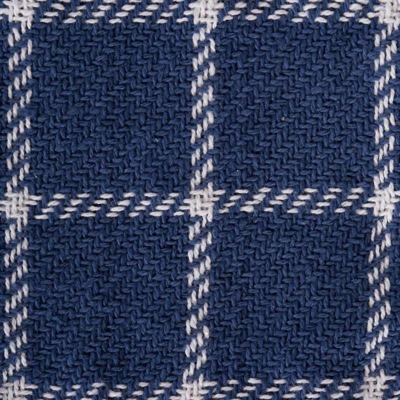 DII® French Blue Checked Plaid Throw