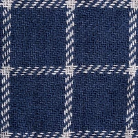 DII® French Blue Checked Plaid Throw