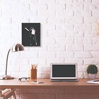 Stupell Industries Michael Jackson Design Wall Accent with Black Frame