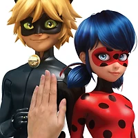RoomMates Miraculous: Tales Of Ladybug and Cat Noir Giant Peel & Stick Wall Decals