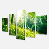 Designart - Beautiful Green Grass and Trees