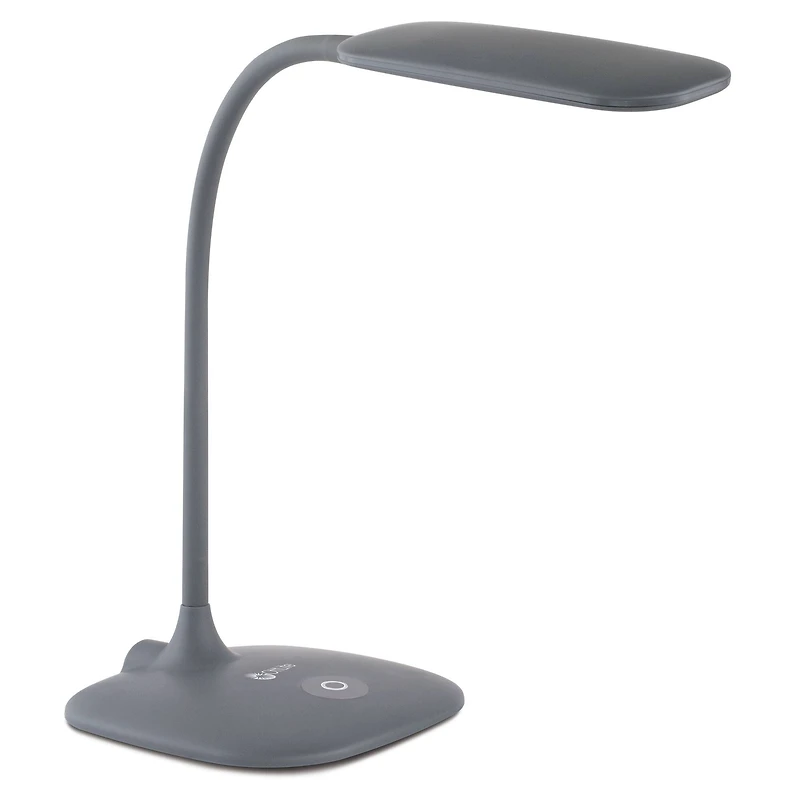 OttLite Dark Gray Soft Touch LED Desk Lamp