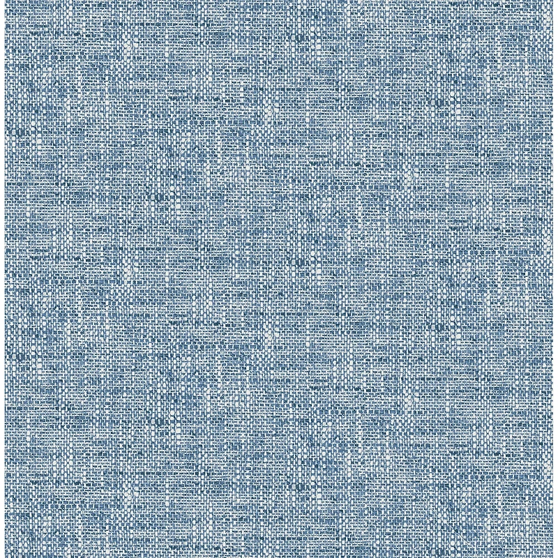 NuWallpaper Navy Poplin Texture Peel & Stick Wallpaper