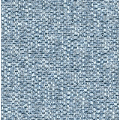NuWallpaper Navy Poplin Texture Peel & Stick Wallpaper