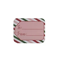 Red Bow & Stripes Gift Card Tin by Fab Finds