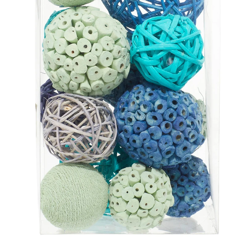 Coastal Mix Dried Floral Orb Vase Filler, 3ct.