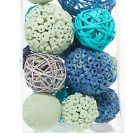 Coastal Mix Dried Floral Orb Vase Filler, 3ct.
