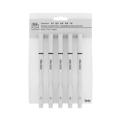 Winsor & Newton® Fineliner Black Pen Set