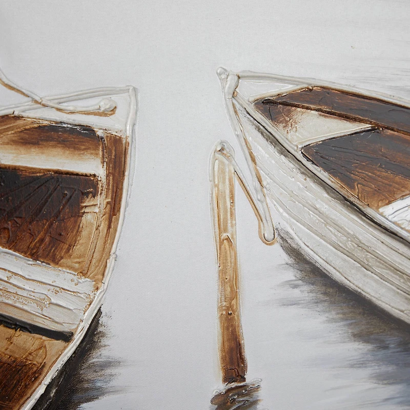 Brown Fir Coastal Wall Art, 32" x 47" x 2"