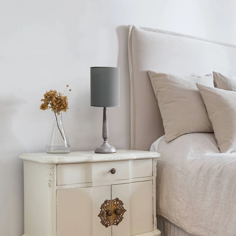 Simple Designs 23" Traditional Candlestick Table Lamp