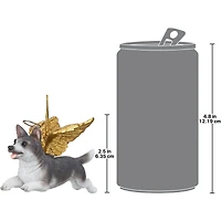 Design Toscano Honor the Pooch Siberian Husky Angel Ornament