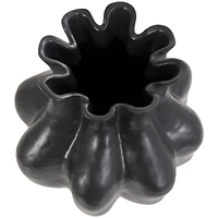 Black Abstract Tulip Shaped Vase Set