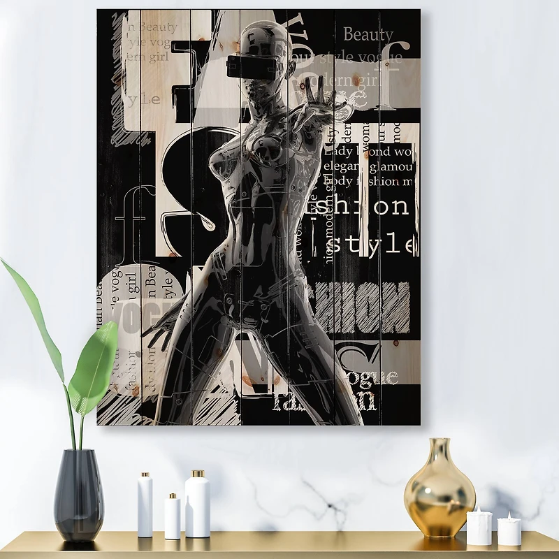 Designart - Monochrome Cyborg Body II