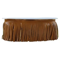 4" Faux Leather Fringe Trim by Celebrate It