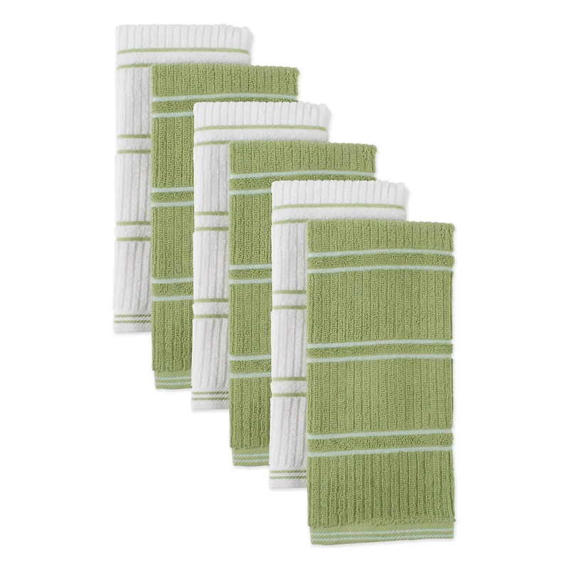DII® Striped Ribbed Terry Dish Towels
