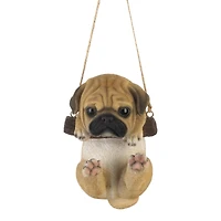 6" Swinging Pug Décor