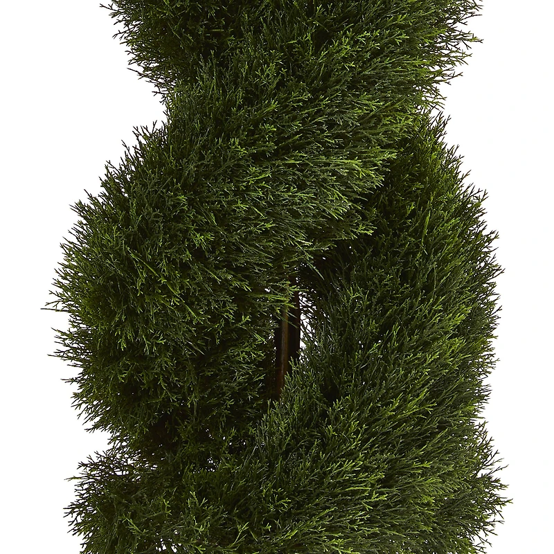 6ft. Potted Double Pond Cypress Spiral Topiary Tree