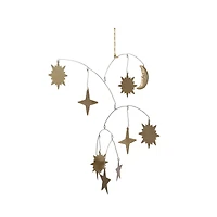 Hello Honey® Gold Metal Celestial Mobile Decoration