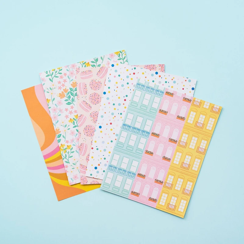 American Crafts™ 6" x 8" Odeb Marshall Fantastico Single-Sided Paper Pad, 36ct.