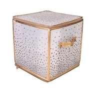 Simplify Clear & Gold Ornament Organizer