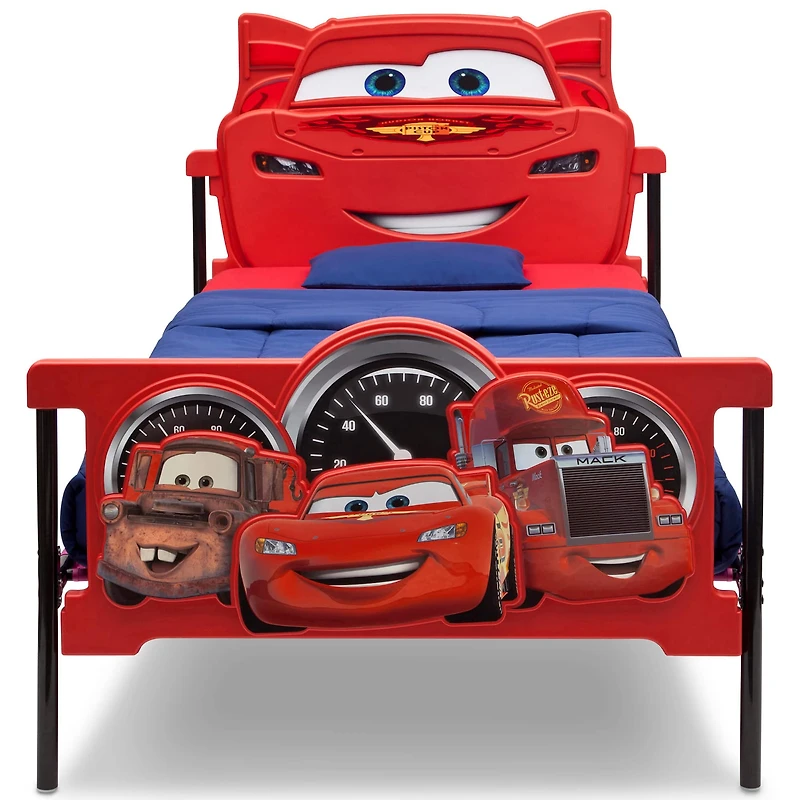 Cars Plastic 3D Twin Bed
