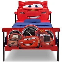 Cars Plastic 3D Twin Bed