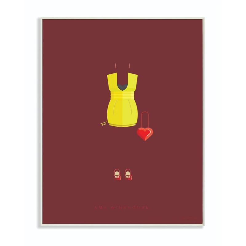 Stupell Industries Amy Winehouse Fashion Design Wall Plaque