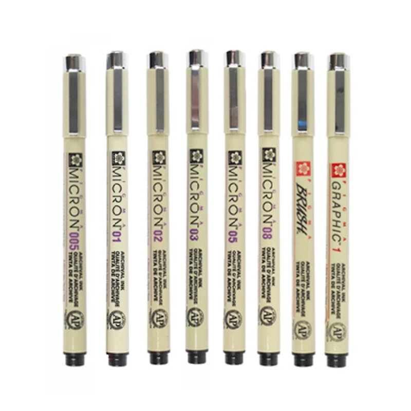 Pigma® 8 Pen Set, Black