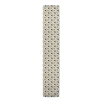 Mod Gold Flower 16" x 72" Cotton Twill Runner